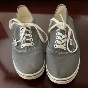 Gray Vans Size 7 1/2.  Great Condition